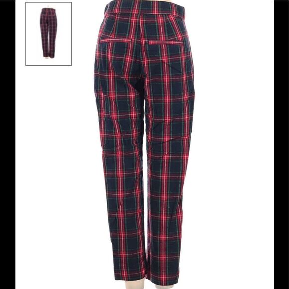Hollister Green /Red plaid pants - Picture 3 of 11